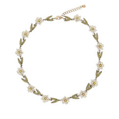 Edelweiss statement necklace by Michael Michaud