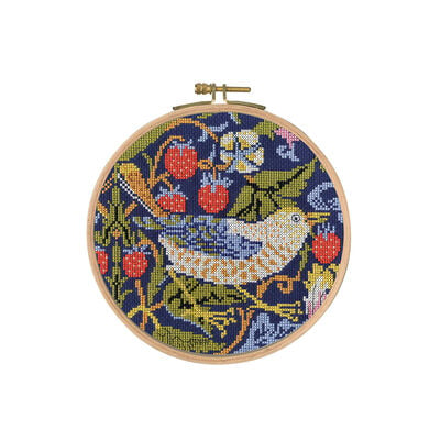 Strawberry Thief cross stitch kit