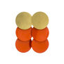 Papaya circles stud earrings by Sibilia