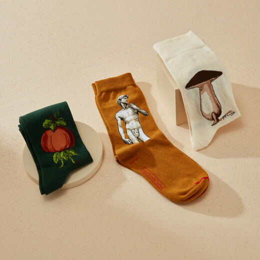 Vegetable costume green socks&nbsp;