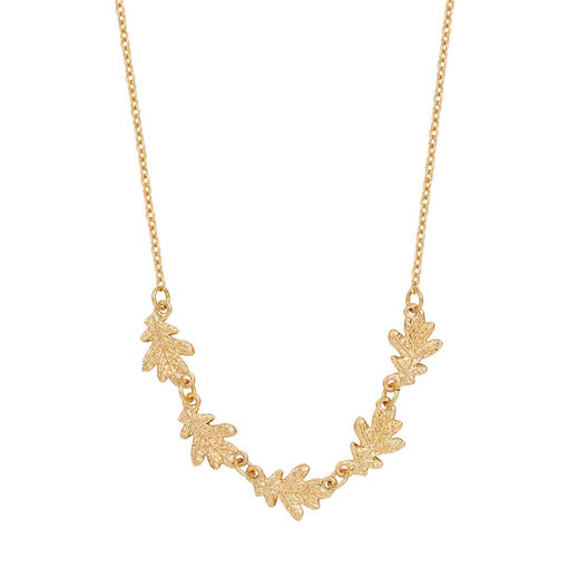 Oak leaf necklace by Fable England