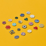 V&A Arts & Crafts button - assorted