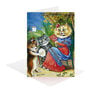 Cats in sunny Spain greeting card