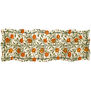 Orange stems crepe de chine silk scarf