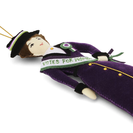 Suffragette Christmas decoration