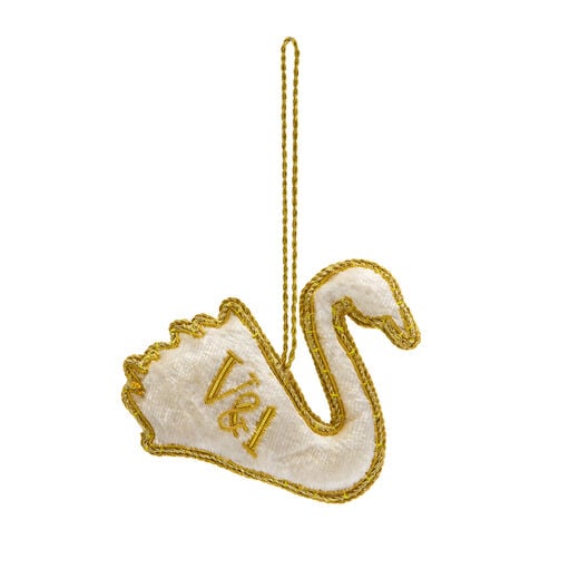 Swan Christmas decoration