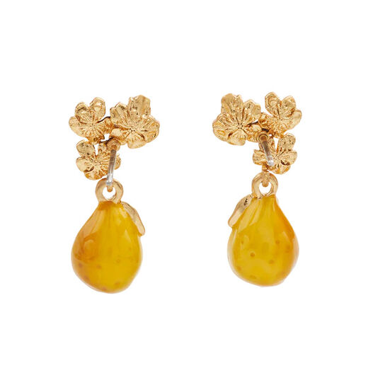 Pear drop earrings by Fable England