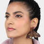 Moth beadwork earrings by Olivia Dar