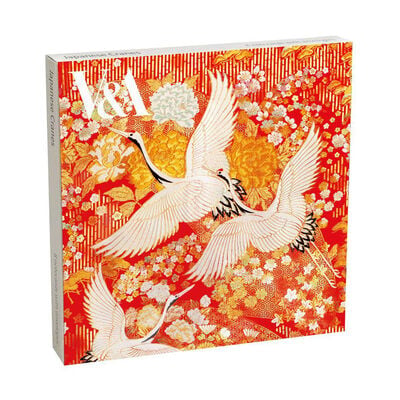 Kimono cranes notecards (pack of 8)