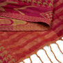 Orange zig-zag scarf