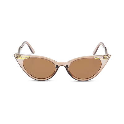 Coffee cat eye sunglasses