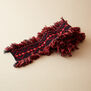 Peony fringe scarf