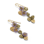 Giverny waterlily hook earrings by Michael Michaud
