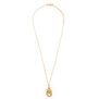 Lemon quartz and pearl necklace by Carousel Jewels