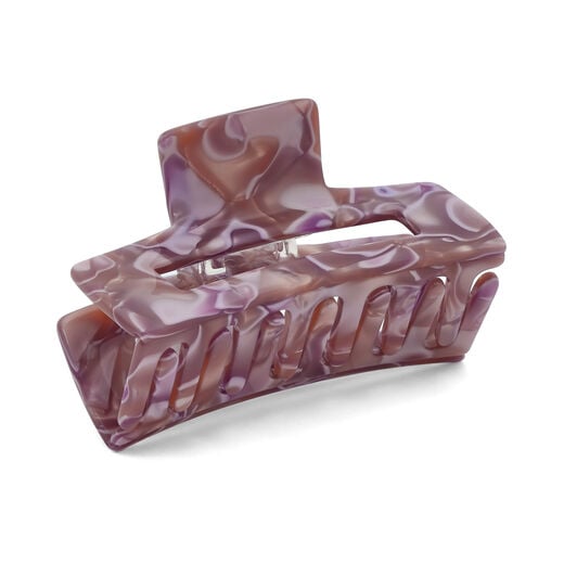 Purple mini hair claw