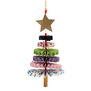 Paper Christmas tree hanging decoration