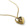 I'll Bring You Flowers heart locket necklace by Hoops & Chains