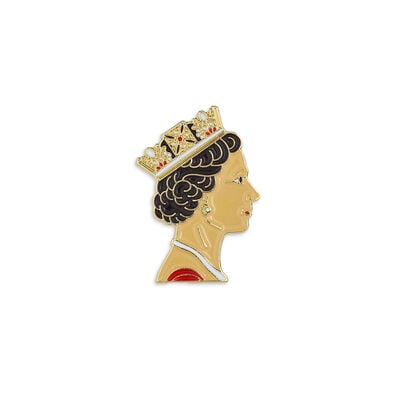 Queen enamel pin badge
