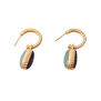 Amethyst and aqua chalcedony earrings by Carousel Jewels