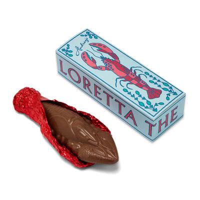 Milk chocolate lobster