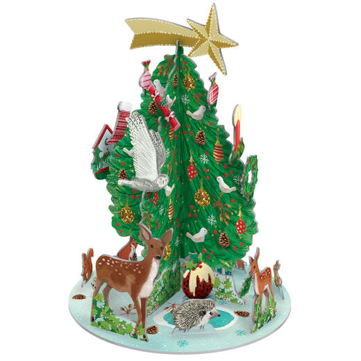 Winter forest 3D advent calendar