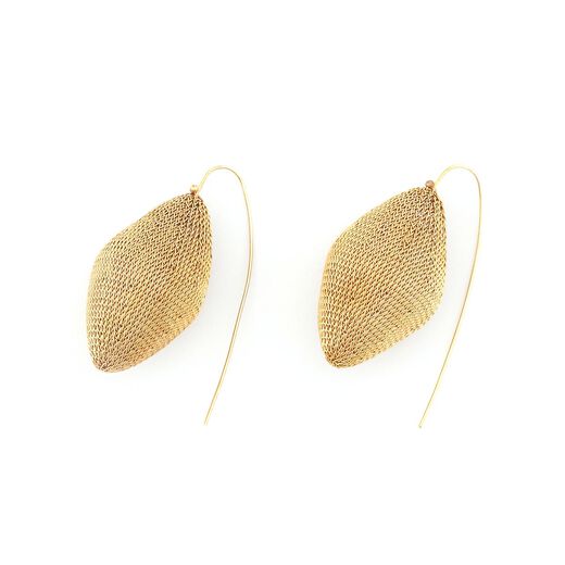 Large orb hook earrings by Milena Zu