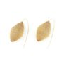 Large orb hook earrings by Milena Zu