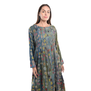 Wool multicoloured spot dress - S/M