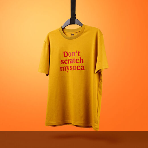 Don't Scratch My Soca t-shirt