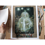 Night at the Fountain By Suhaylah Hamid - limited edition print
