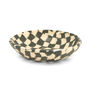 Black & white check dish