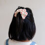 Heart print scrunchie