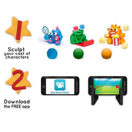 Plasticine movie maker studio kit