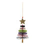 Paper Christmas tree hanging decoration