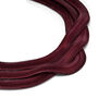 Charcoal and scarlet three strands necklace by Sarah Cavender