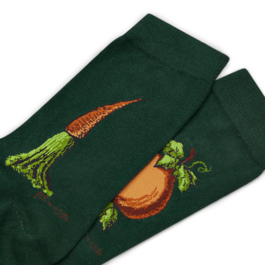 Vegetable costume green socks&nbsp;
