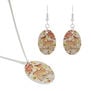 Woodland deer ceramic jewellery set