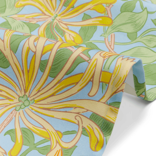 May Morris Honeysuckle tea towel