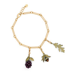Autumn charm bracelet set by Michael Michaud