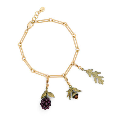 Autumn charm bracelet set by Michael Michaud