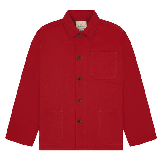 Berry red overshirt for life by Uskees - L