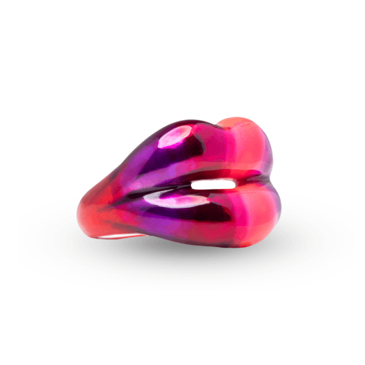 Ombre Hotlips ring by Solange