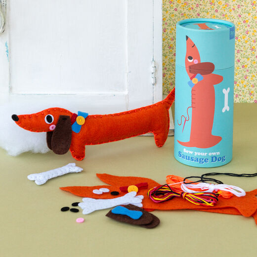 Sew your own sausage dog