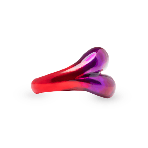 Ombre Hotlips ring by Solange