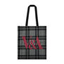 This stylish White Plaid Tote Bag is perfect for everyday use