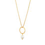 Pearl circle Fair Trade necklace by Mirabelle
