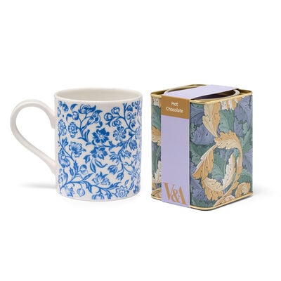 William Morris Italian hot chocolate & mug