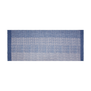 Blue and white pattern scarf