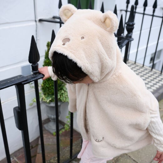 Bear fluffy cape