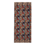 Multicolour floral wool scarf